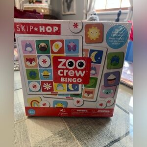 Skip Hop - Zoo Crew Bingo Game - Red, Blue, Green - Factory Sealed